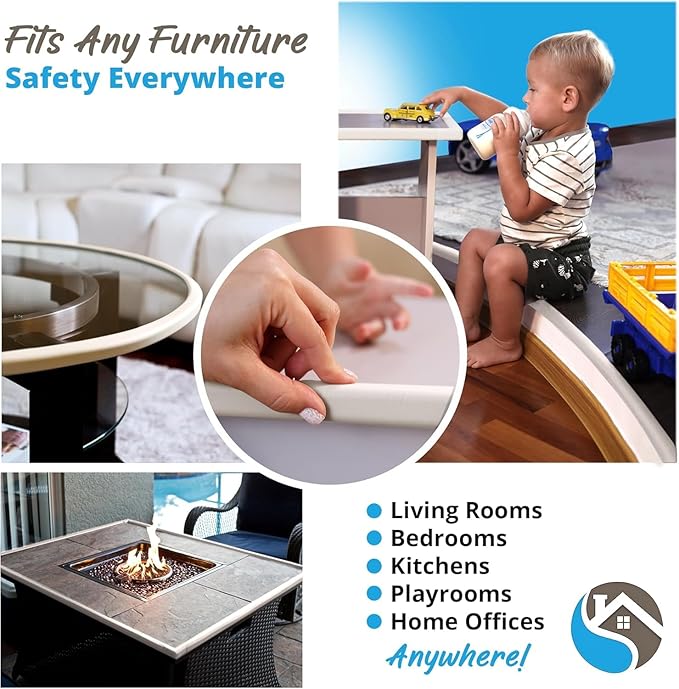 Furniture Edge Guards | 16ft Protective Protective Foam Cushion | Baby Child - Image 5