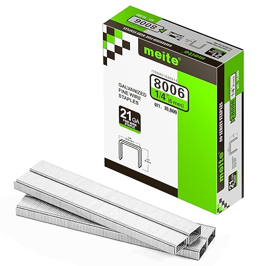 meite 21 Gauge Upholstery Staples, 1/2-Inch Crown - Image 2