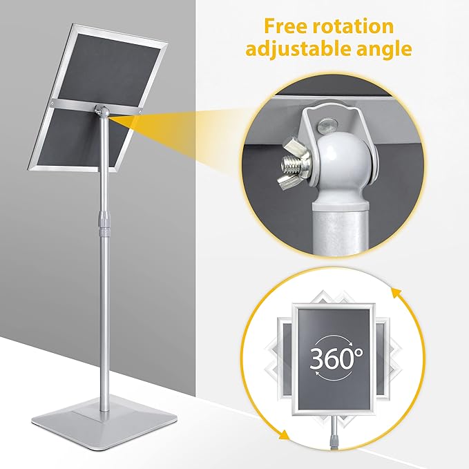 VAIIGO 11"x17" Pedestal Poster Sign Holder Stand - Image 6