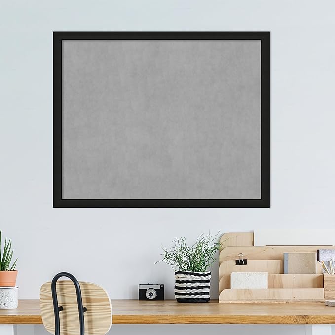 Amanti Art Black Framed Magnetic Board 35x43 X-Large Vision Board - Image 6