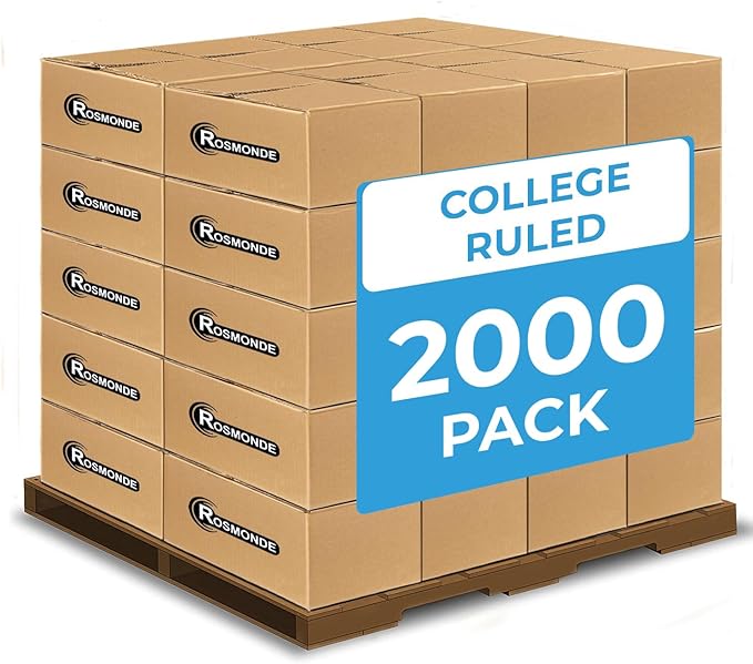 Rosmonde 2000 Pack Composition Notebooks Bulk, College Ruled, Full Pallet of - Image 9
