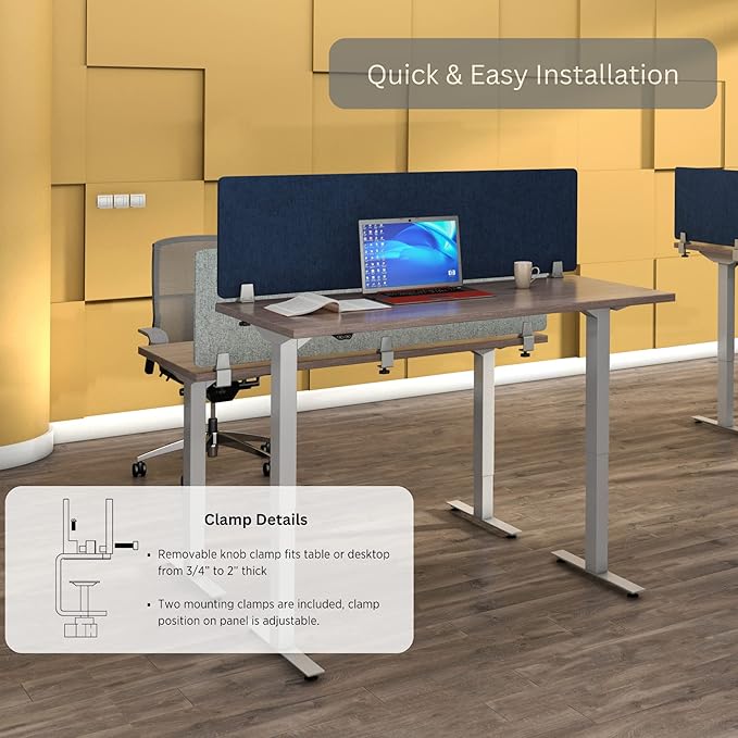 Desk Divider; Sound Absorbing Panel and Sound Proof Dividers - Image 4