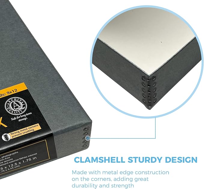 Lineco Folio Storage Box, Clamshell Design - Image 3