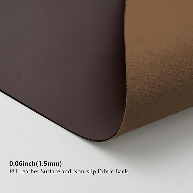 Large Desk Mat - 47.2"x 17" Non-Slip PU Desk Pad - Image 4