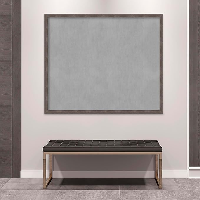 Amanti Art Grey Framed Magnetic Board 43x51 Oversize Vision Board - Image 5