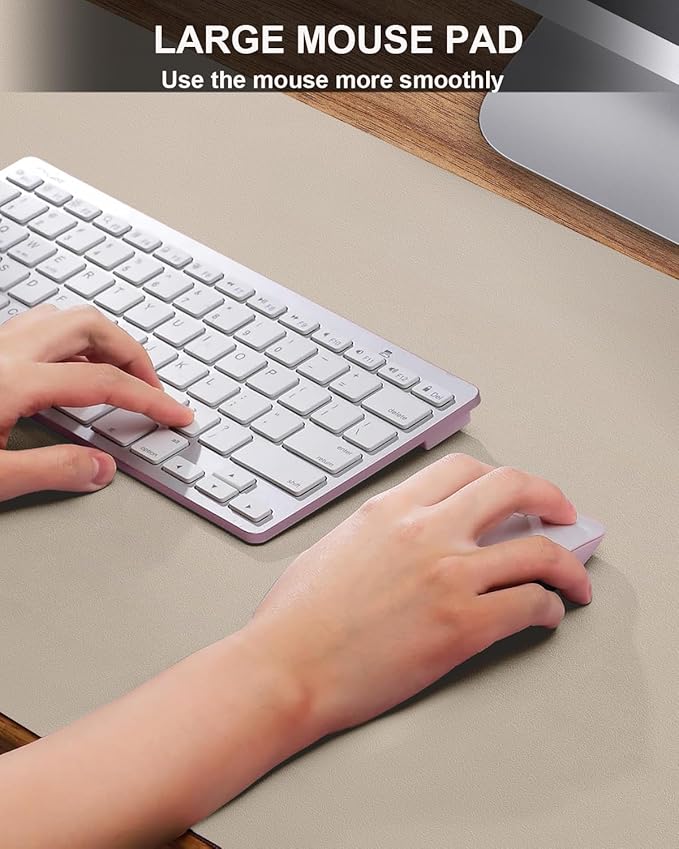 Small Desk Mat, Leather Desk Pad Protector, Desk Mouse pad, Office Desk mat - Image 3
