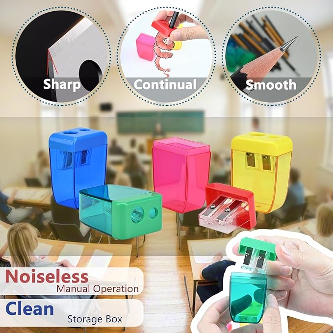 AUSTARK 4Pcs Pencil Sharpeners Manual - Image 5