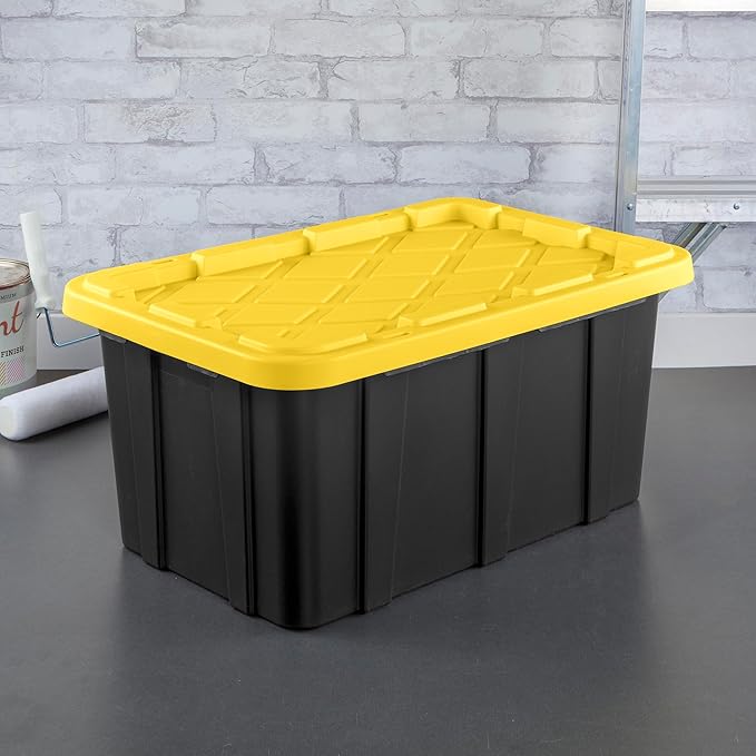 Sterilite 6-Pack Industrial Tote, Plastic Storage Container Bins - Image 4