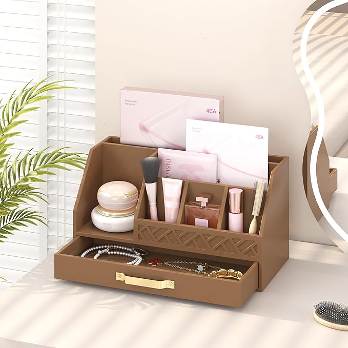 Wisuce Essentials Bamboo Desk Organizer - Image 3