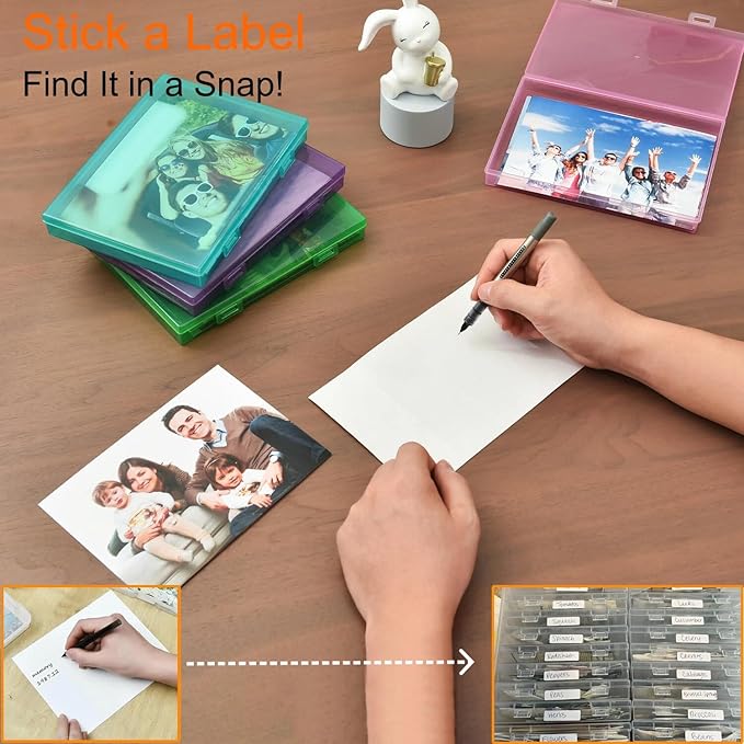 Photo Storage Box 5 x 7 Inches, 18 Inner Extra Large Photo Boxes - Image 8