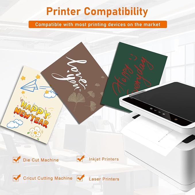 100 Sheets Coffee Color Cardstock 8.5 x 11 Craft Paper, 92lb Premium Dark Brown - Image 4