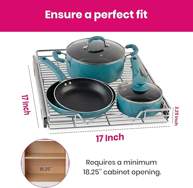 HOLDN’ STORAGE Pull Out Cabinet Organizer - Image 3