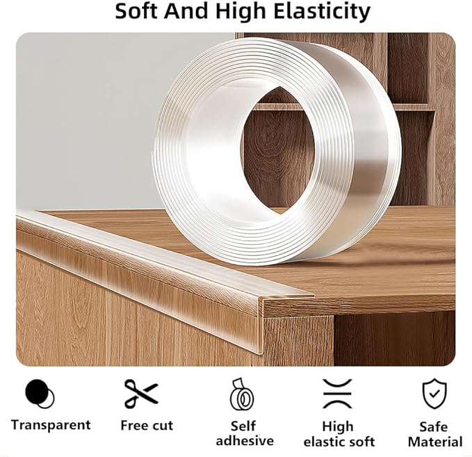 Baby Proofing Edge Protector for Baby 9.84ft Clear Edge Protector Strip Safety - Image 7