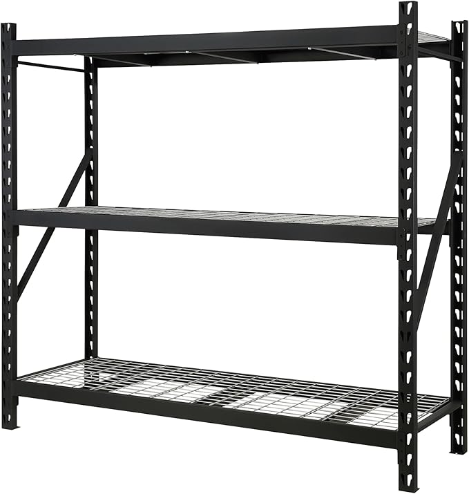 Ironton Industrial Shelving Rack, 3 Storage Shelves Steel Construction 3-Tier - Image 9