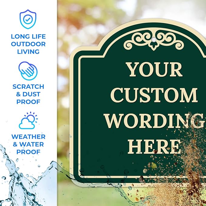 Custom Decorative Sign, Personalized Metal Sign - Image 8