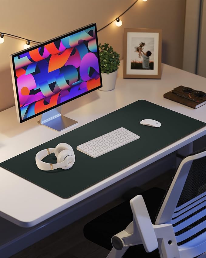Non-Slip Desk Pad, Mouse Pad, Waterproof PVC Leather Desk Table Protector - Image 6
