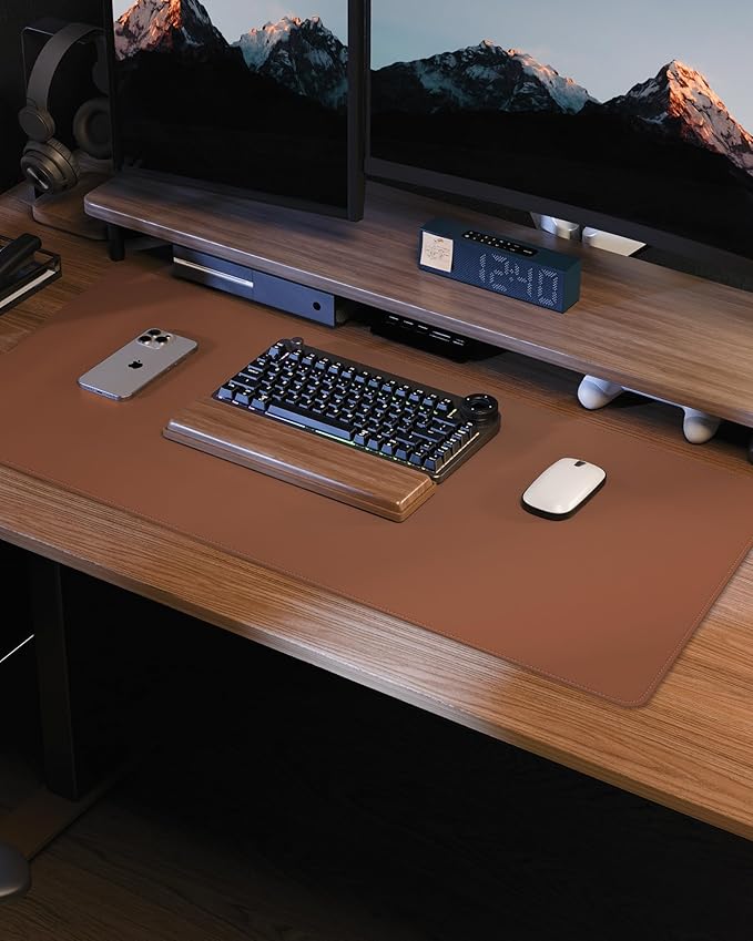Leather Mouse Pad & Desk Blotter Mat - Image 7