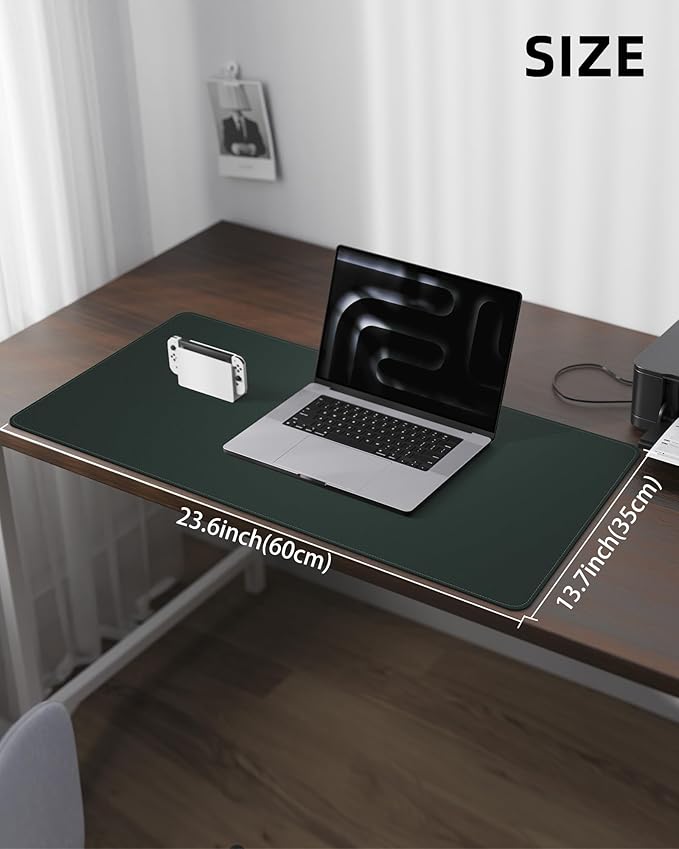 Non-Slip Desk Pad, Mouse Pad, Waterproof PVC Leather Desk Table Protector - Image 5