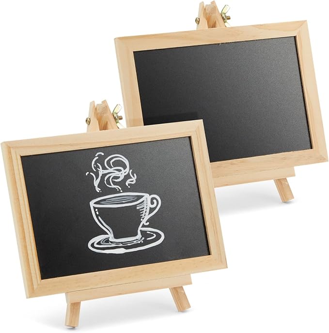 Juvale Wood-Framed Mini Chalkboard Signs - Image 5