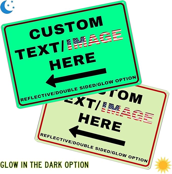 Custom Directional Arrow Sign Large, Personalized Metal Address Plaque - Image 4