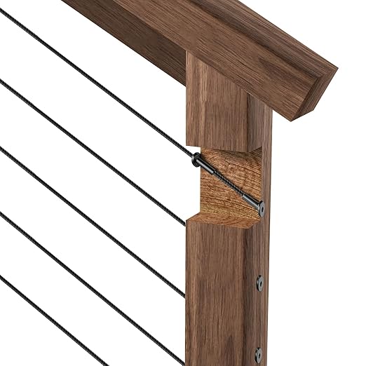 BLIKA 20 Pack 25 30 35 Degree Black Cable Railing Angle Beveled Protector - Image 6