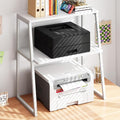 Arbuxzuy Printer Stand for Desk, Desktop Printer Shelf, 3 Tier Desk Shelf for by Arbuxzuy