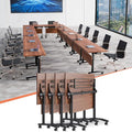 JEHUJD Conference Table, 55.1''Folding Conference Room Table by Unknown