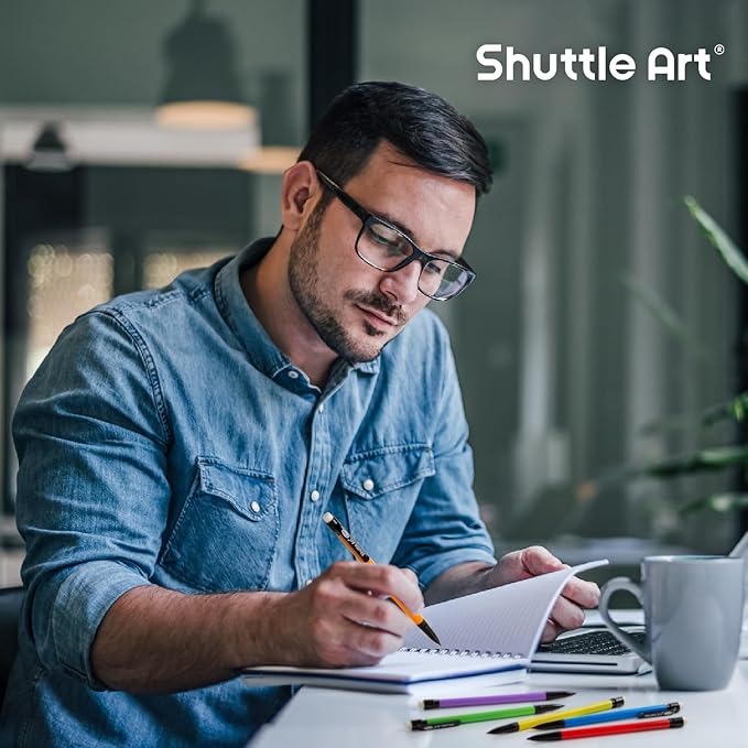 Shuttle Art Mechanical Pencils, 162 Pack Bulk Mechanical Pencils 0.7mm Medium - Image 7