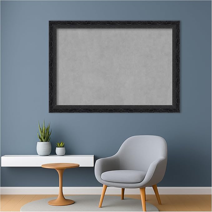 Amanti Art Black Framed Magnetic Board 28x40 Large Vision Board - Image 5