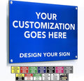 Custom Outdoor Metal Signs, Personalized Aluminum Signs, Customized Safety Signs by SpeedyOrders