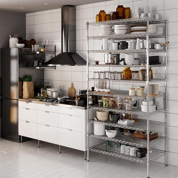 Regal Altair 24" Deep x 42" Wide x 86" Height Wire Shelving Kit | 10-Tier | NSF - Image 2