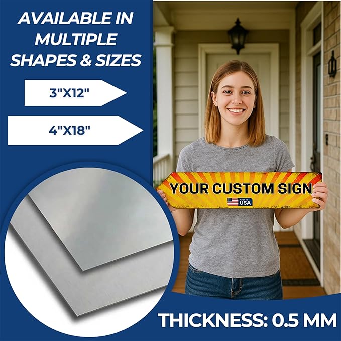 Custom Right Arrow Metal Sign by DC | Directional Signs - Image 4