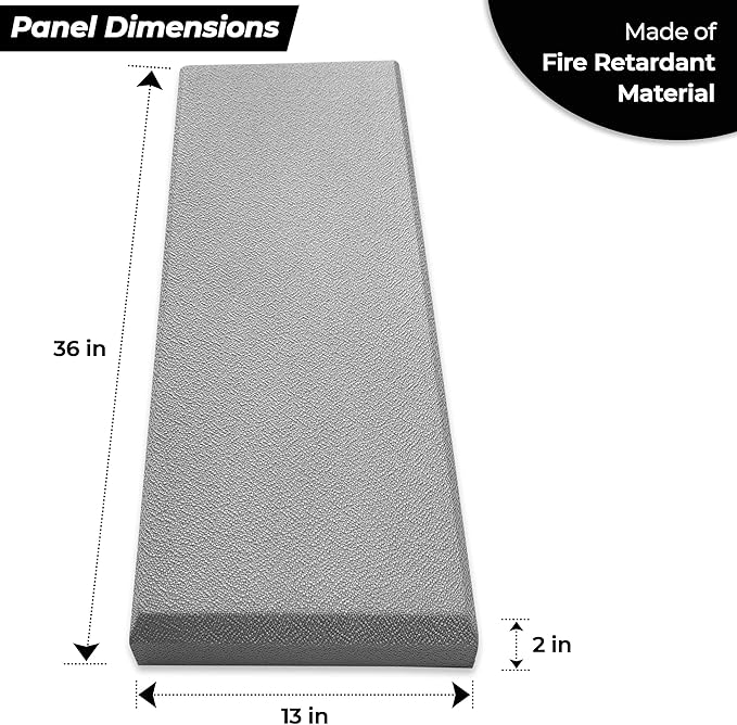 Tönnen Acoustic Panel Black | Fiberglass 2-pack | Professional sound absorbing - Image 3