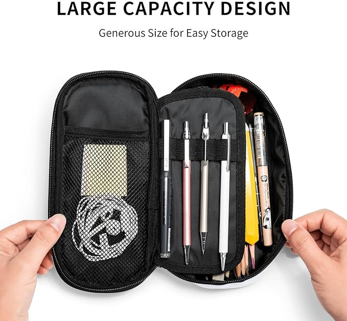 HKHEHOP Hockey Sport Pencil Case Big Capacity Storage Pencil Pouch Stationery - Image 5