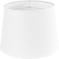 Large White Texture Lamp Shades-14"Top × 16" Bottom × 11" High, Drum Lampshades by GOSO