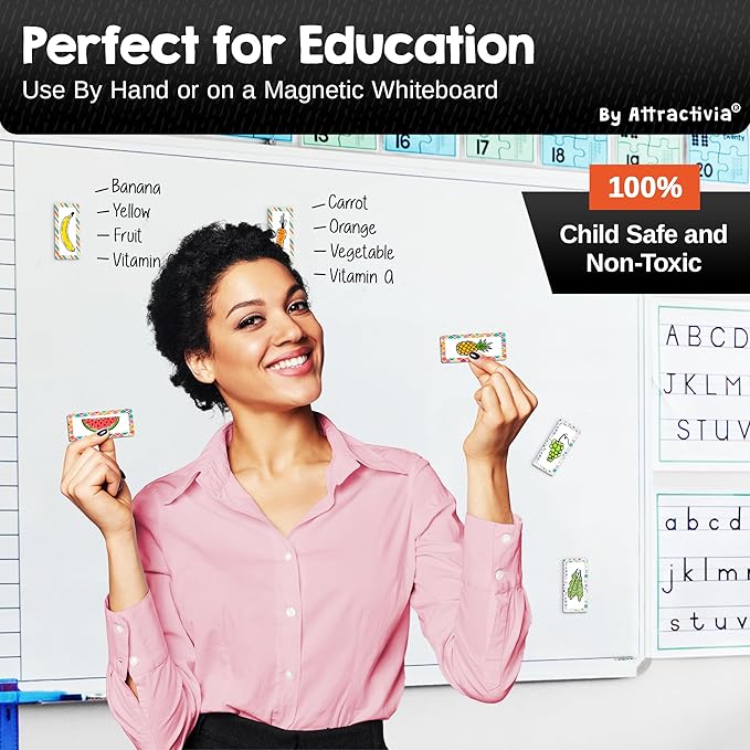Attractivia Erase Magnetic Labels 2.8 x 1.2 in, Pattern Borders, Dry Erase - Image 6