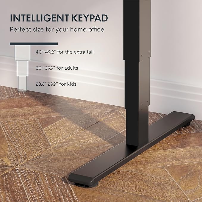 FLEXISPOT E6 3-Stage Dual Motor Electric Standing Desk 48 x 30 Sit Stand Up Desk - Image 4