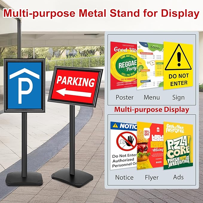 VAIIGO 3 Pack Heavy Duty Sign Holder Stand 11x17 Inch - Image 6