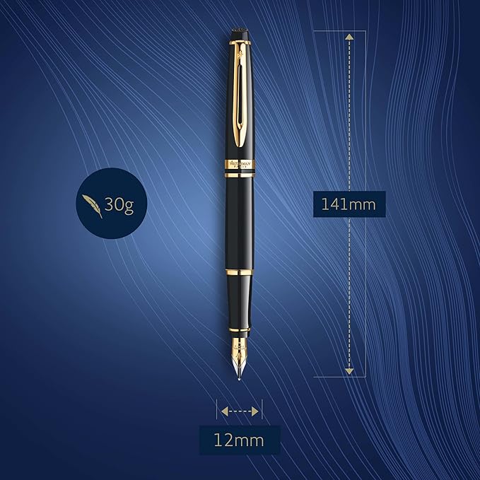 Waterman Expert Fountain Pen Gloss Black - Image 3