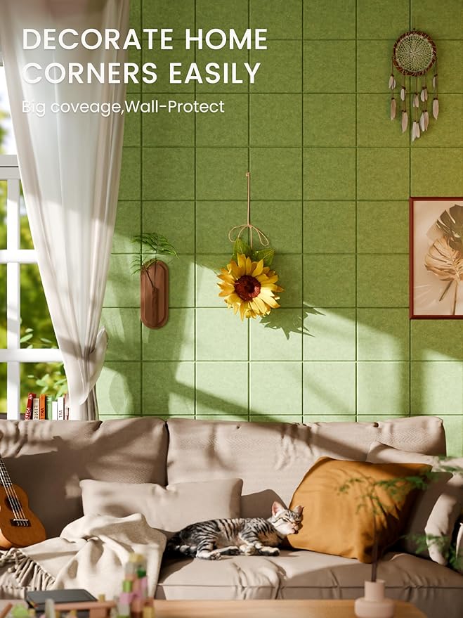 Bumusty Large Cork Board Alternative-36 x24 Felt Bulletin Board Tiles, - Image 4