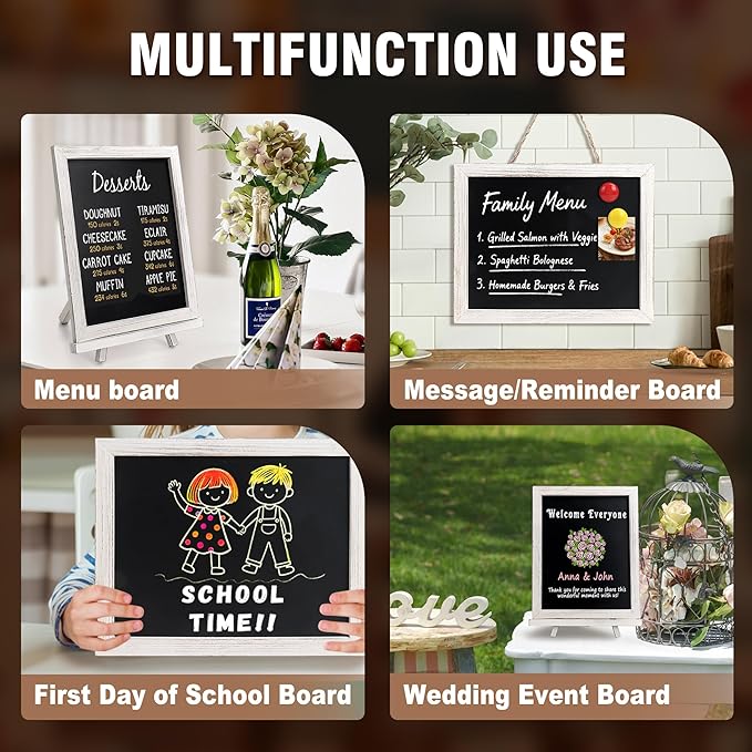 SELEAD 100% Real Wood Frame Chalkboard - Image 8