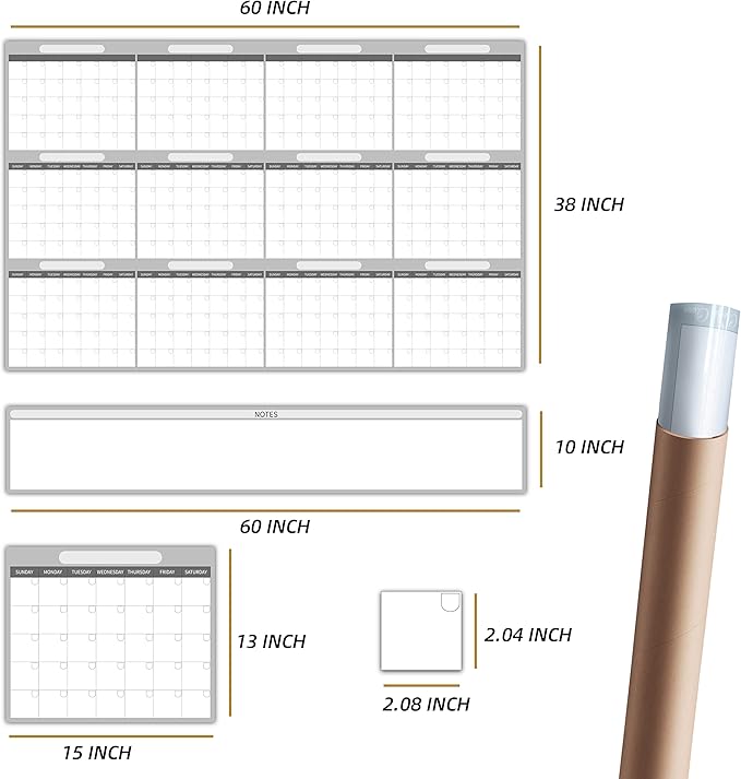 Large Dry Erase Wall Calendar - Image 2