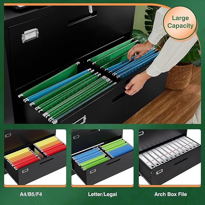 Letaya Lateral 3 Drawer File Cabinets - Image 6