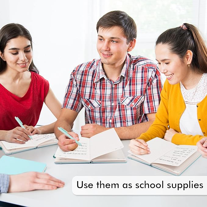 feela 5 Pack Notebooks Journals Bulk, Hardcover Notebook Classic Ruled Lined - Image 5