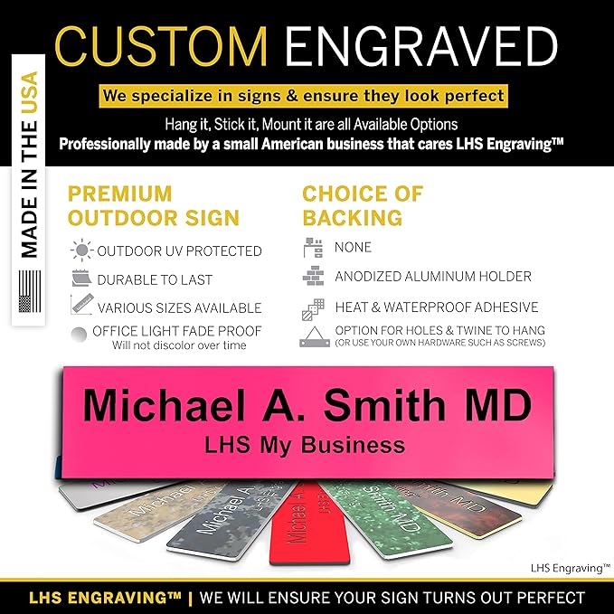 Custom Name Plate for Doors, - Image 2