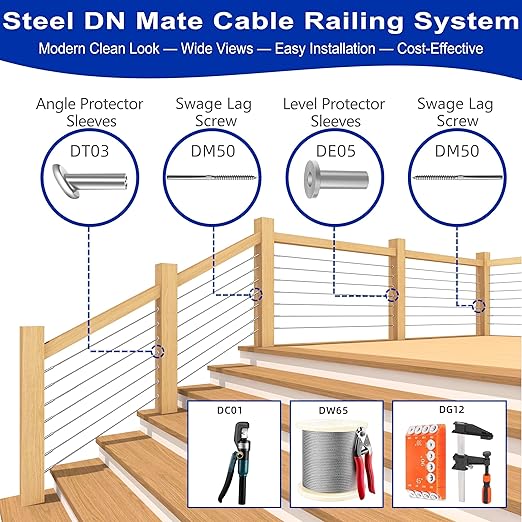 Steel DN Mate 100 Pack Stainless Steel Protector Sleeves - Image 6