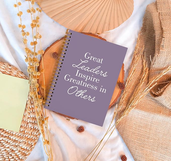 OXW Purple Meeting Notebooks for Work, Leadership Gifts Office Work Notebook - Image 2