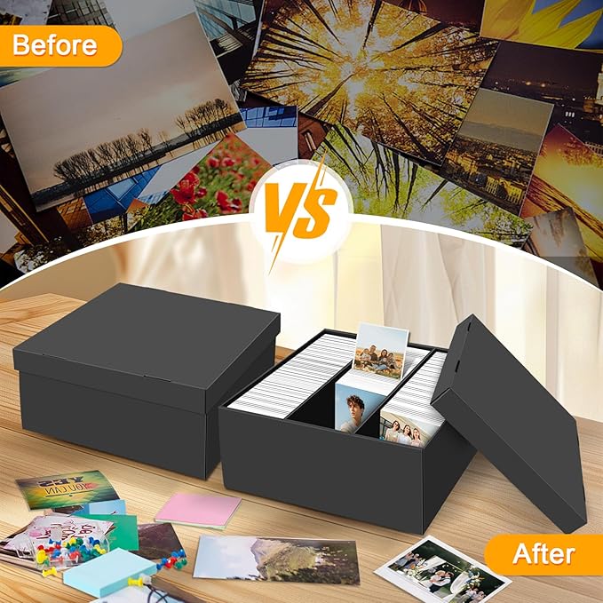 REAQUE 3 Pack Photo Storage Boxes - Image 6