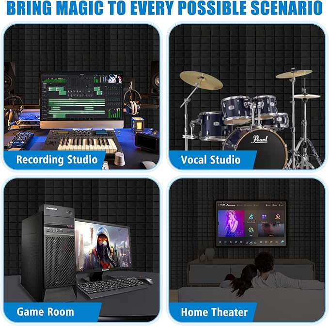 2 Pack Acoustic Panels, Recording Room - Image 7