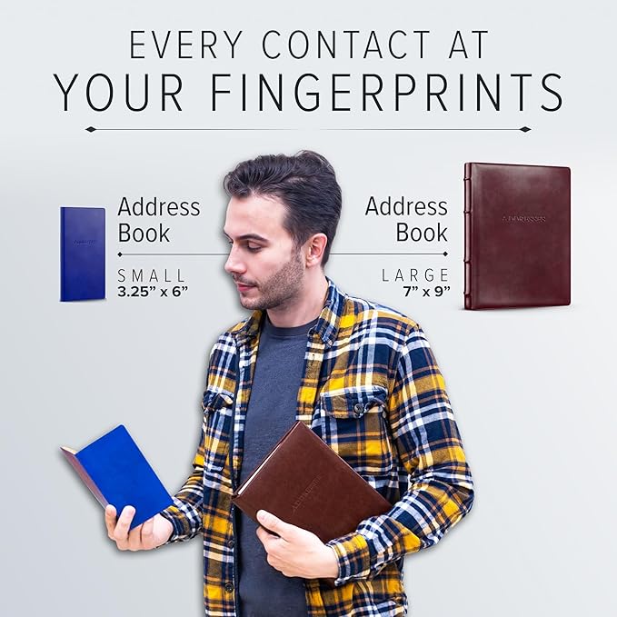 Gallery Leather Large Address Book - Image 5